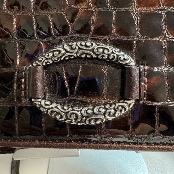 Brighton chocolate Patent Leather Wallet - Picture 15 of 15